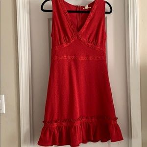 Red dress